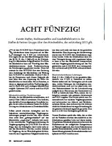 Acht fünfzig!