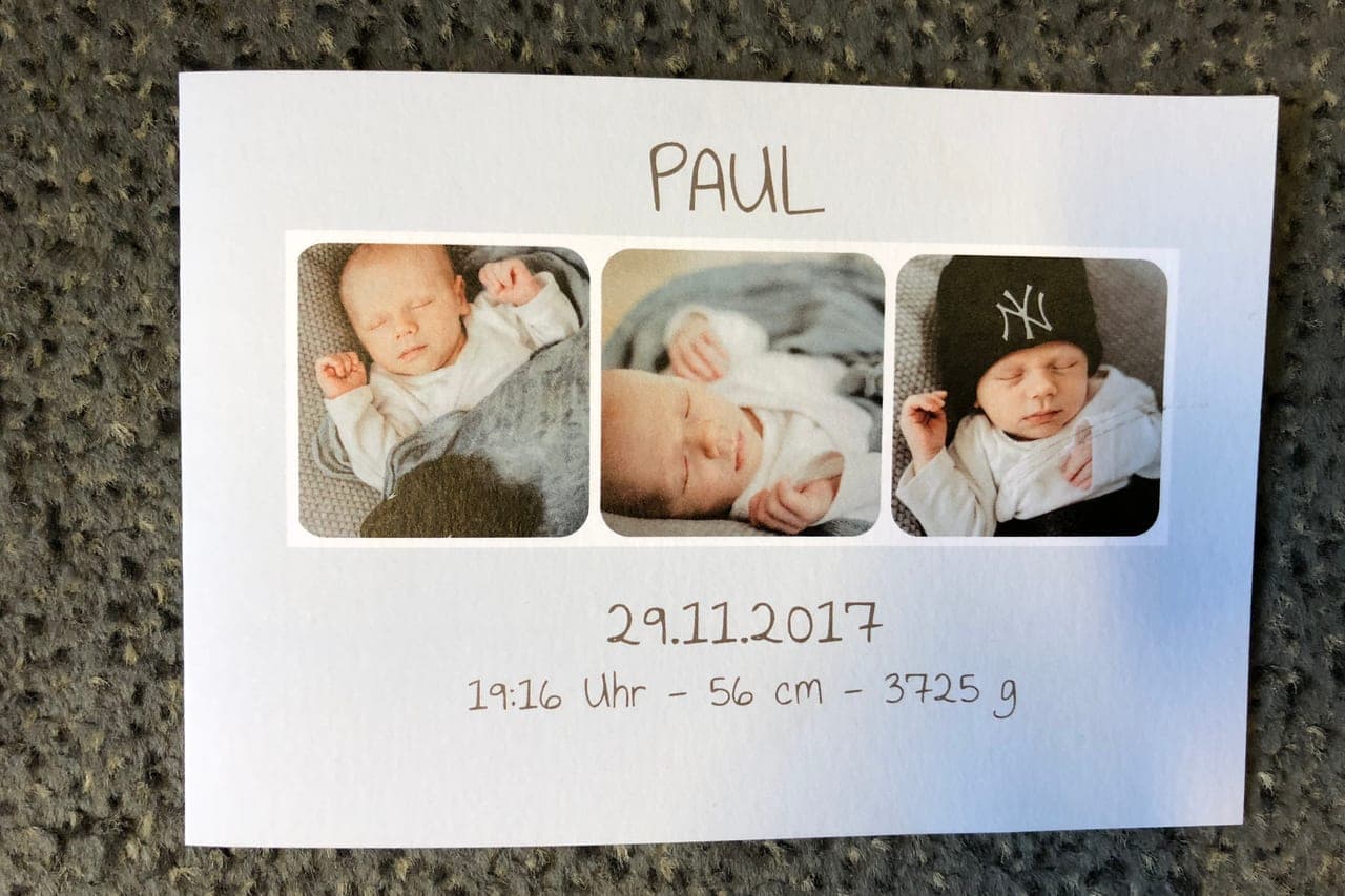 Und wieder ein Junge: Paul ist da!!!