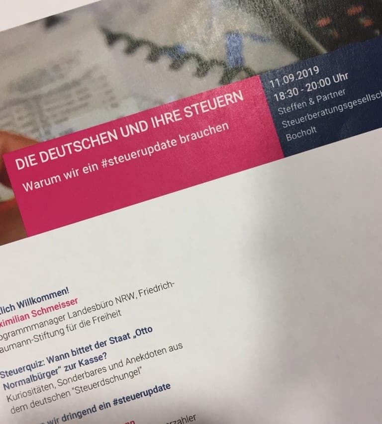 Die Deutschen und ihre Steuern…