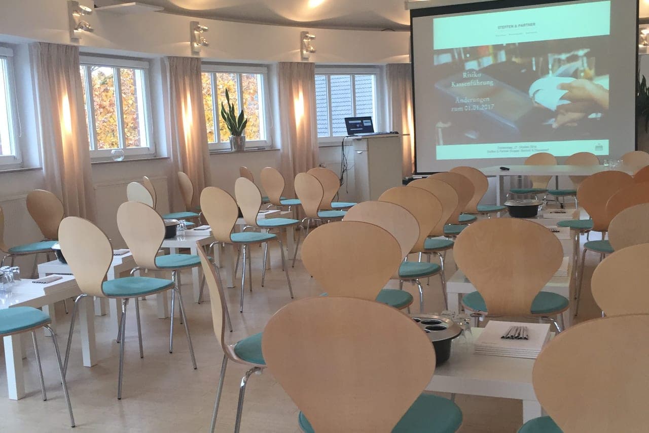 Für unser heutiges Seminar ist alles vorbereitet…